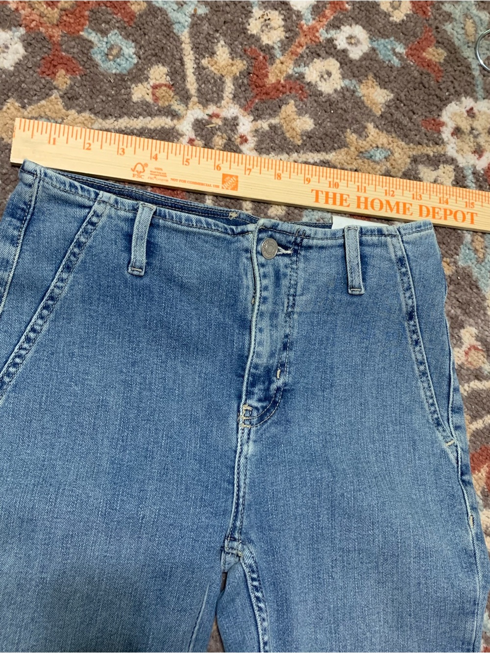 Free People Level Up Slit Bootcut Denim Jeans New - Picture 10 of 13